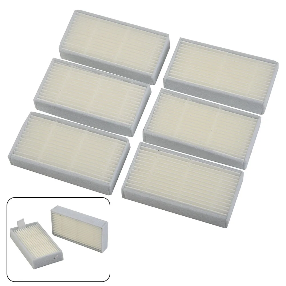 6pcs Vacuum Cleaner Filter Replacement For Lidl SilverCrest SSR 3000 A1 Robotic Vacuum Cleaner Parts