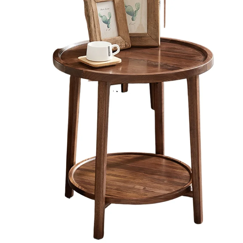 

Североамериканский черный орех с круглым краем дивана, современный и простой край