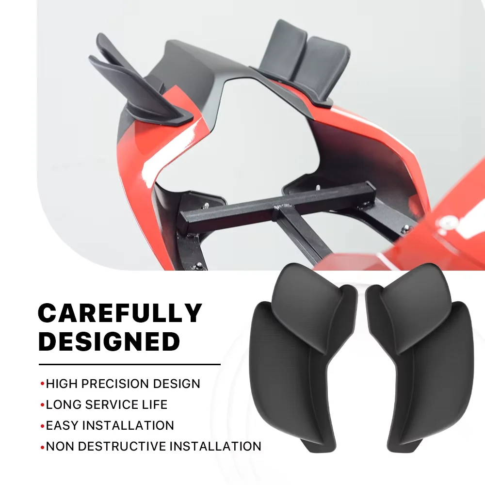 

For Ducati Panigale Streetfighter V2 V4 V4S V4R 2018-2024 motorcycle rear fairing rear tail fixed wing spoiler side winglet