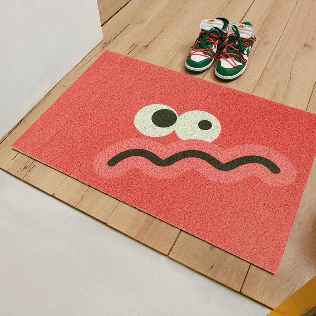 Anti-slip Entrance Door Mat Cartoon Entryway Carpet High-elastic High-density Wire Ring Rug Non-slip Wear-resistant Doormat 카펫트