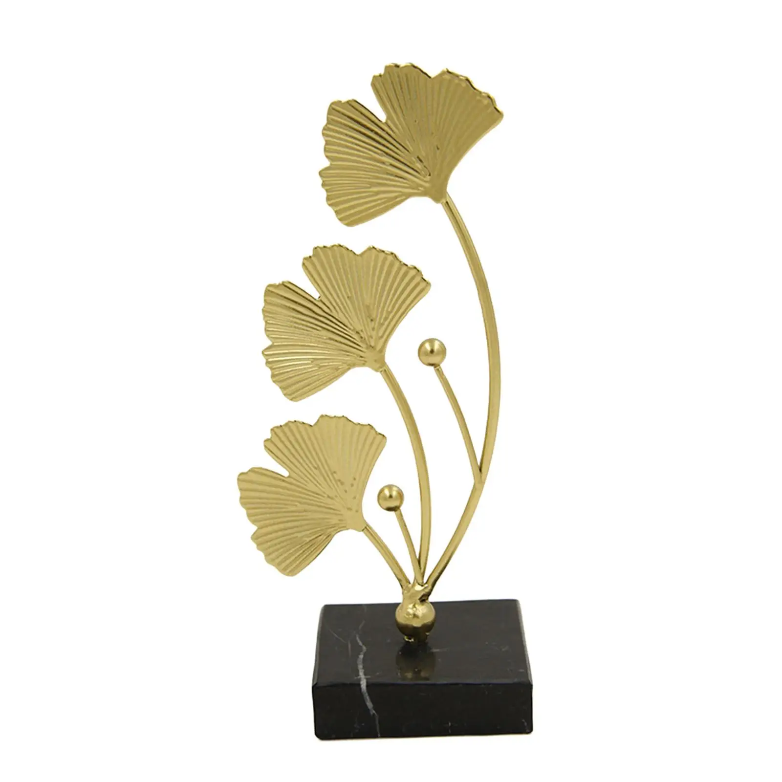 Nordic Ginkgo Leaf Crafts Leaves Sculpture Living Room Home Decoration Accessories Office Desktop Ornaments