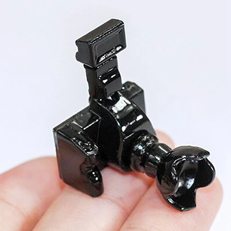 Moderne Miniatur Spielzeug Modell Szene Puppenhaus Zubehör Mini SLR Kamera