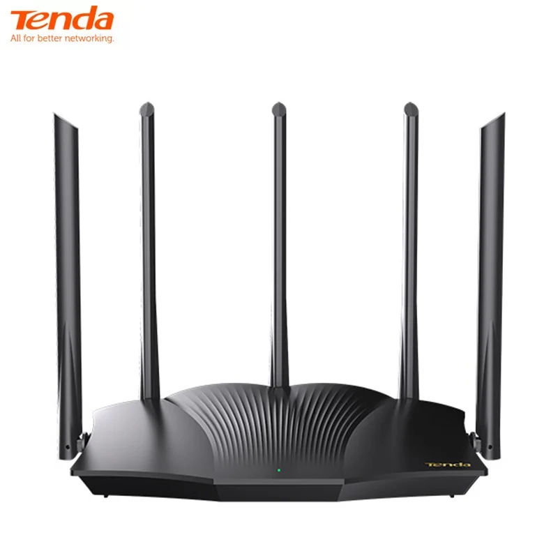 Tenda AX12 Pro WiFi 6 Router AX3000 Dual Band Gigabit Draadloos Lange afstandsdekking 5 * 6dBi Antennes Hoge snelheid 4 Gigabit-poorten