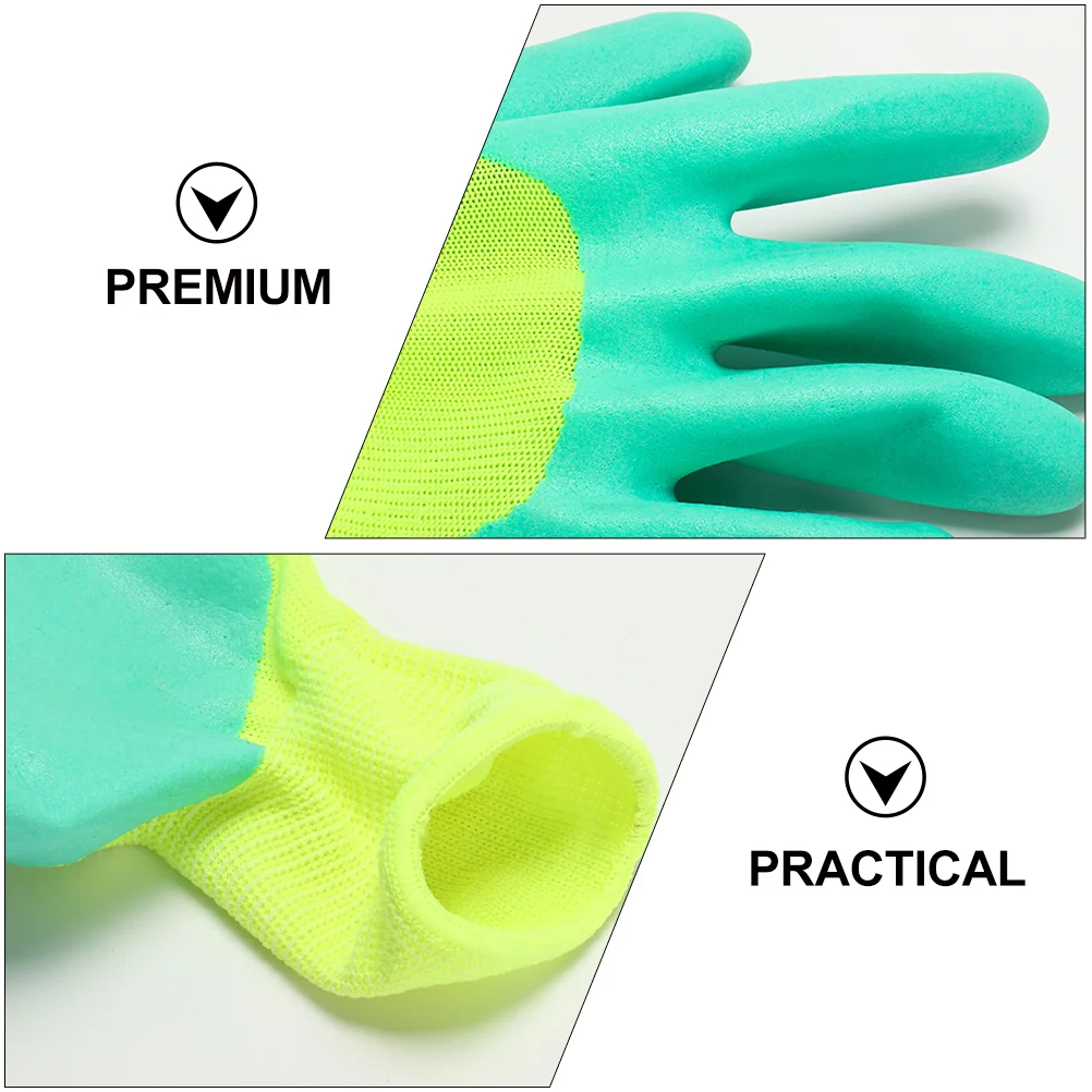 2 Pairs Hamster Bite Resistant Gloves Anti-bite Waterproof Bite-proof Hand Protective Cover Pet Training Rubber