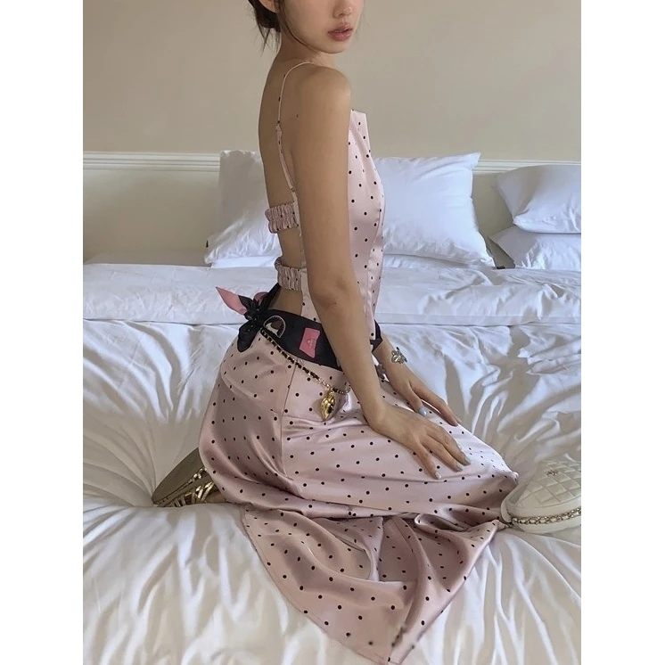 

Комплект Ranwear: Классический летний элегантный костюм из двух предметов с юбкой миди/макси на бретельках без спинки – Модный и стильный женский ансамбль