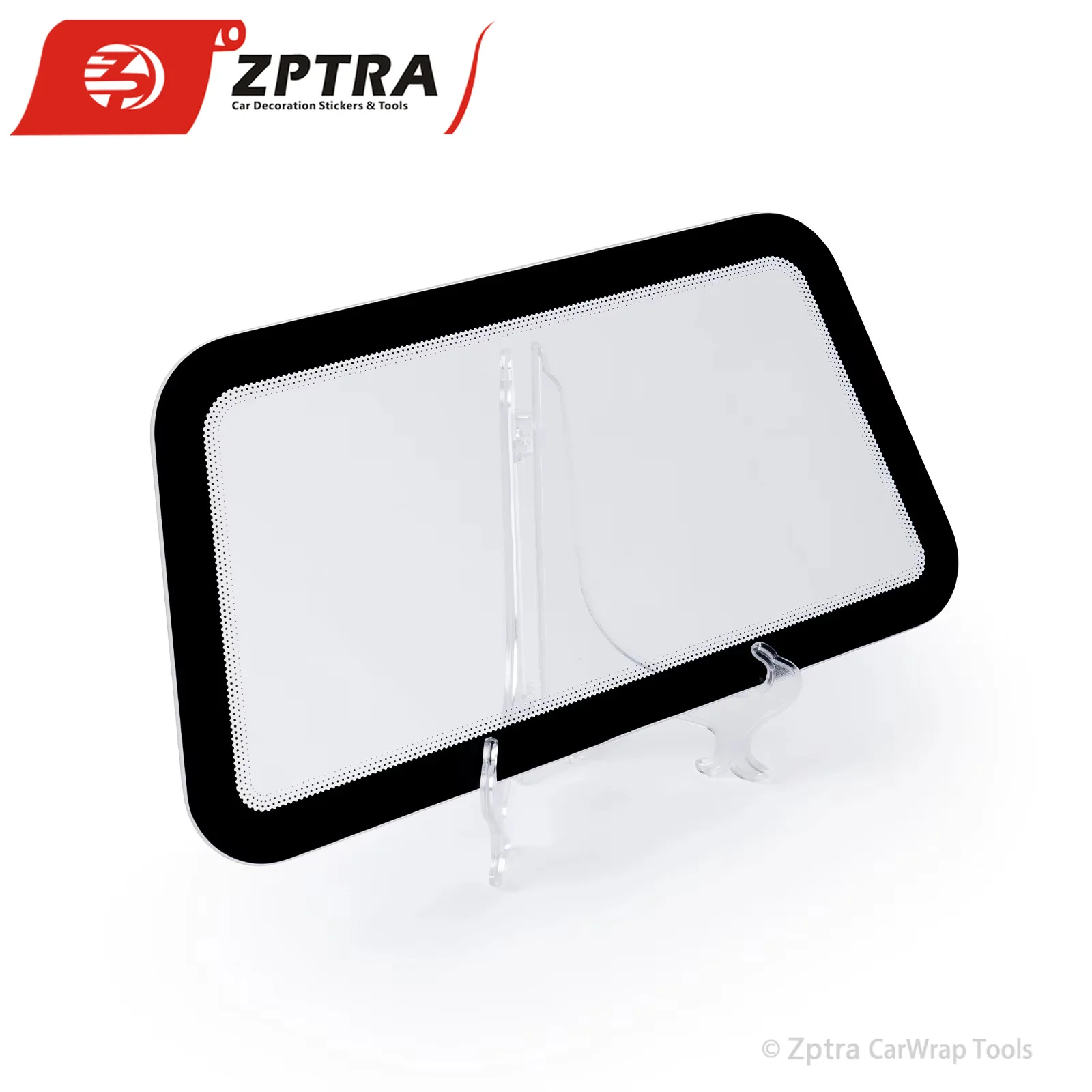 38.5x20cm Professional Tempered Glass Rear Windshield Model Car Window Tint Film Show Windscreen Model