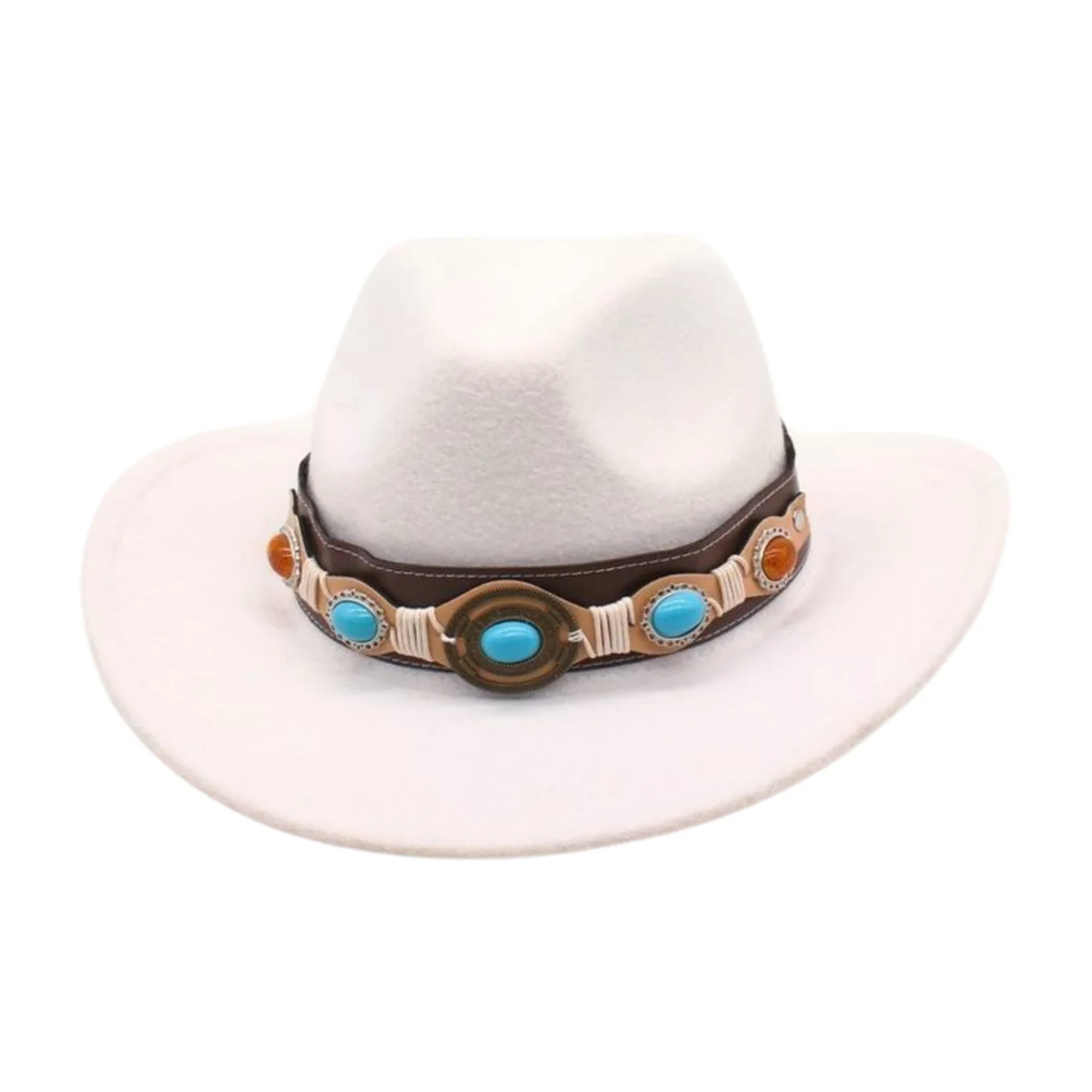 

High-grade Ethnic Style Tibetan Prairie Stage Performance Hat European And American Retro Jazz Elegant Fedora Hat