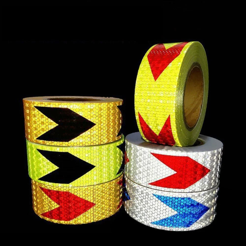 3m*5cm Reflective Warning Tapes Motorcycle Car Garage Floor Decor Decals Night Driving Safety Reflector Sticker Tape Film