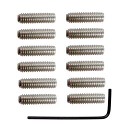 Height Adjustment Screw Set, Guitar Screws, Good Replacements, Easy to Carry, Long, 4-4, 3, 8 