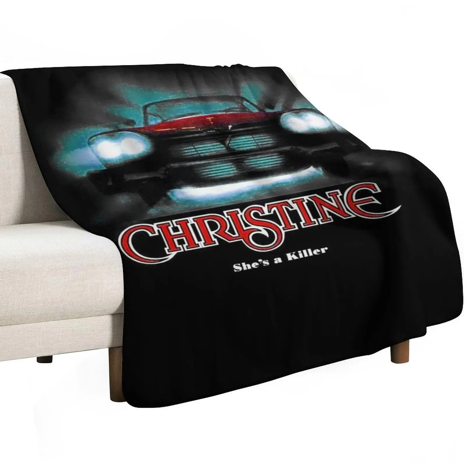 Awesome Movie Car Christine Essential Throw Blanket Soft Plush Plaid bed plaid anime warm for winter for winter Sofa Blankets