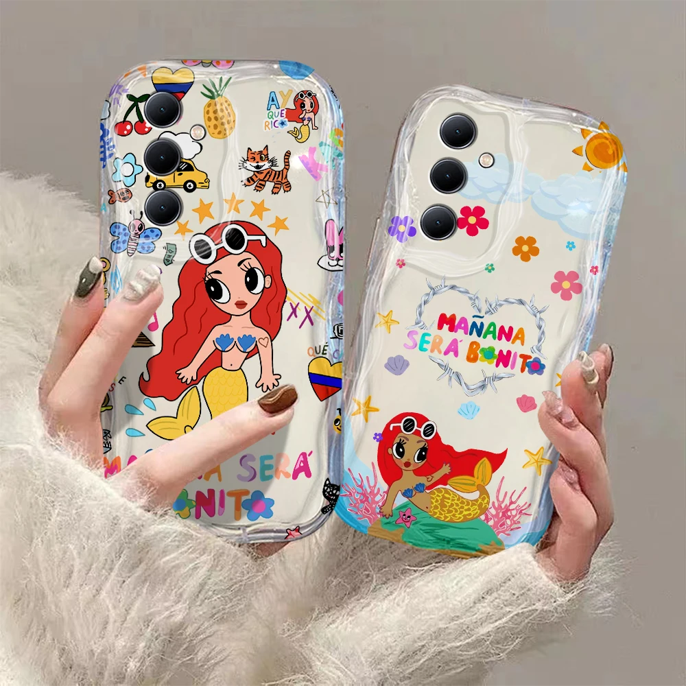 

Karol G Manana Sera Bonito 3D Wave Case For Xiaomi Redmi 13C 12 12C 10C 9 9C A1 A2 K50 K40 Note 13 12 11 10 Pro Plus 4G 5G Cover