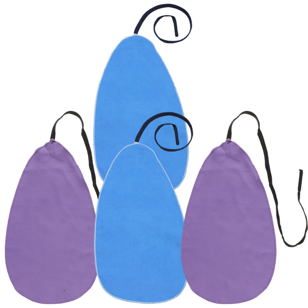 

4Pcs Musical Instrument Cleaning Cloth Faux Suede Flute Supplies Sax Cleaner Clarinet Maintenance Tools Wiping Cloth Wind