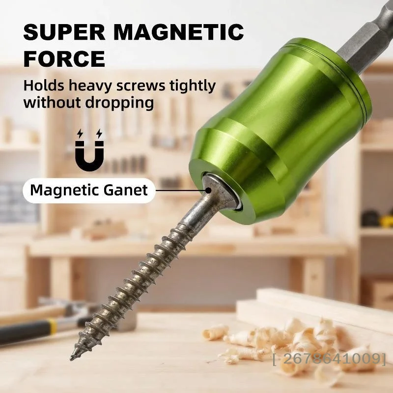 ✔Portable Magnetizer And Demagnetizer For Screwdriver Bits Strong Adsorption Ring For Secure Fit In Tight Spaces For Workers