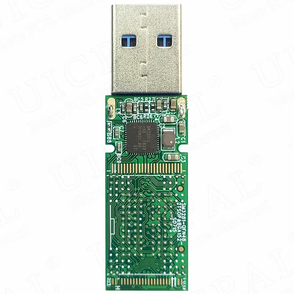 Sm3281ab Haupt steuer platine pcba für nand flash usb3.0 doppelt schweiß bar bga132 bga152 chip u disk pcb controller diy 3,0 neu – Detail 2