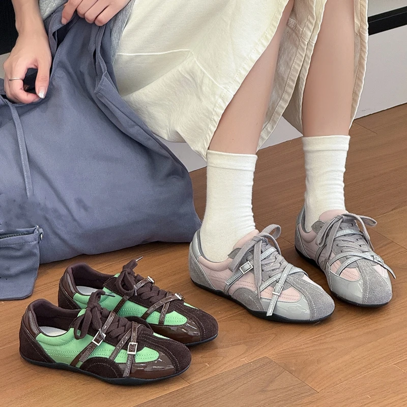 AIYUQI2026 Women's sneakers Shoe nonslip breathable casual German training shoes women Color blocking comfortable female shoes