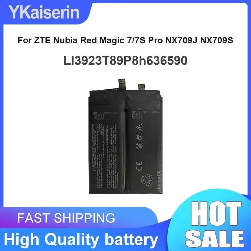 Robust For Zte Nubia Red Magic 7 7S Pro NX709J NX709S Mobile Phone Battery Stable Power Supply 5000mAh LI3923T89P8h636590