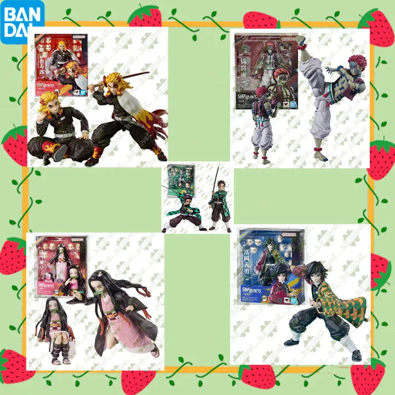 

Серия SHF Slayer: Kimetsu no Yaiba GIYU TOMIOKA AKAZA Аниме Фигурки Оригинальная коллекция игрушек BANDAI