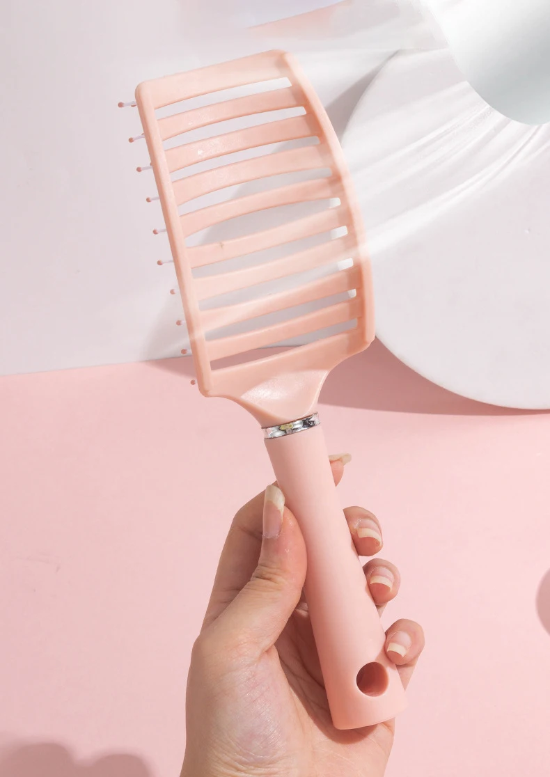 1pc Anti-Static Massage Brush Women's Hair and Scalp Massage Comb - Straight Hair Professional Tool