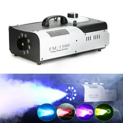 3In1 Smoke Machine RGB LED Fog Machine Wireless Remote Control DMX Fog Machine 1500W