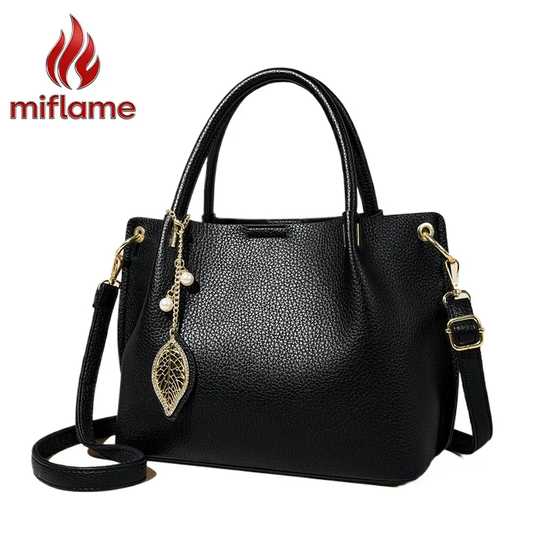 Timeless Minimalist Shoulder Bag for Women Genuine Leather Full Grain Leather Everyday Adjustable Convertible Crossbody Strap