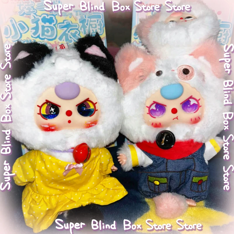 

Оригинальный популярный шкаф Babythree Kitty, слепая коробка, модная загадочная коробка, модная кавайная модная подвеска, детский подарок на день рождения для девочек