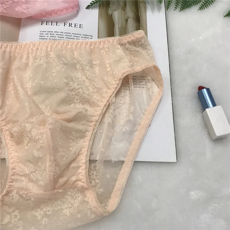 One Size for Most People Mens Mesh Breathable Lingerie Shine Soft Big Cock Oil Pouch Sexy Lace Briefs Sissy Panties