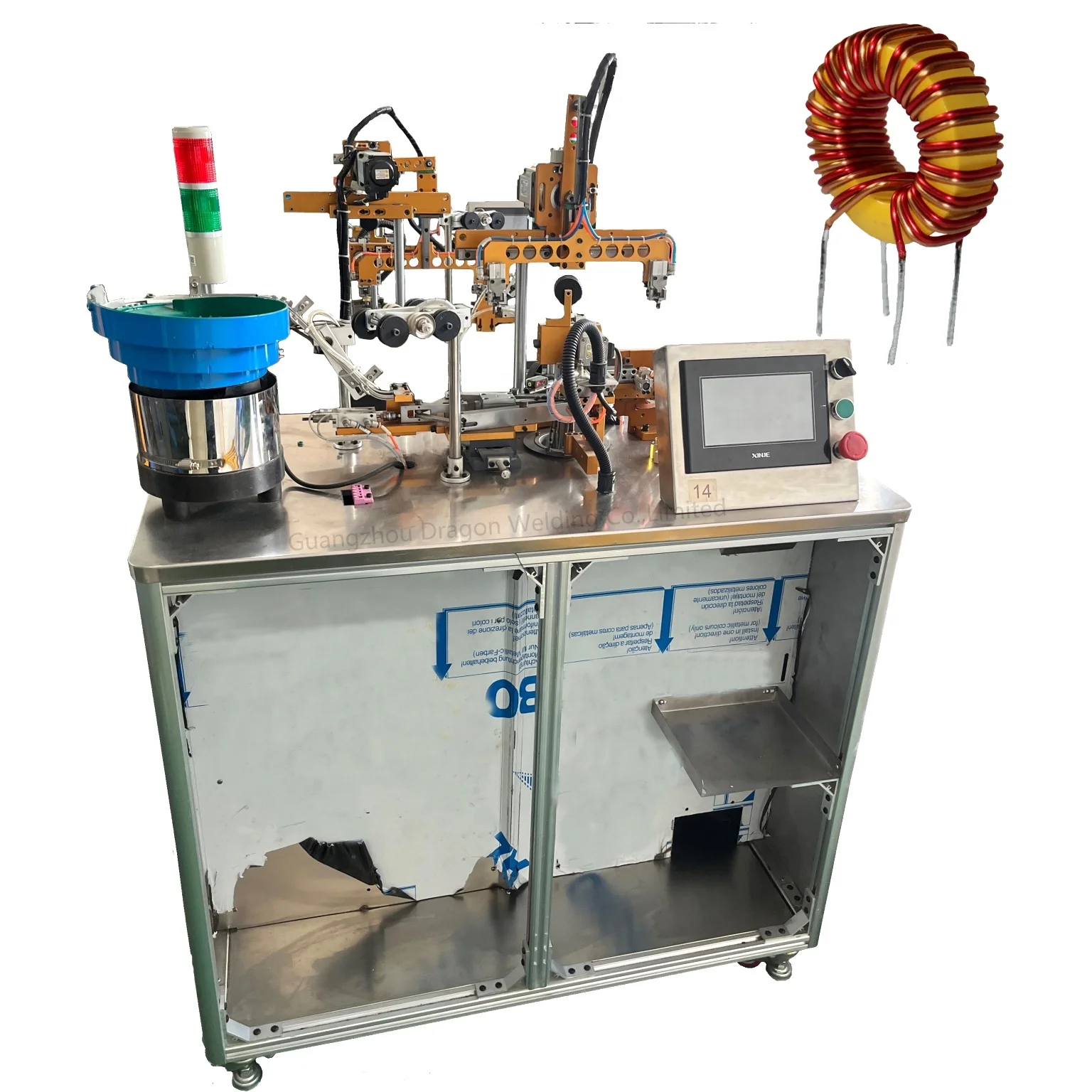 Wire Industrial Machinery Coil Winding Machine Full Automatic Hook Type Winding Machine Toroidal Core Winder for Transformer