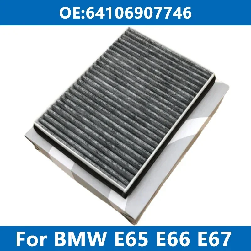 Car Cabin Filter Air Conditioner 64106907746 For BMW E65 E66 E67 730d 730i Li Ld 735 740 745 750 760 Activated Carbon Filter