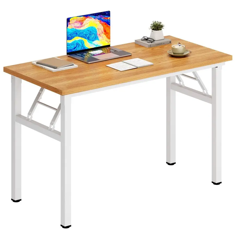 

Folding Desk Small Desk 31.5 inches Computer Desk for Home Office Folding Table Writing Table for Small Spaces No Assembly Requ