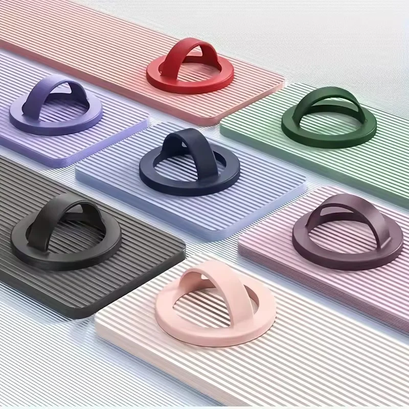 Correa magnética de silicona suave para dedo, soporte de anillo para teléfono, soporte Universal para fundas de iPhone y Android, soporte de agarre de bucle seguro