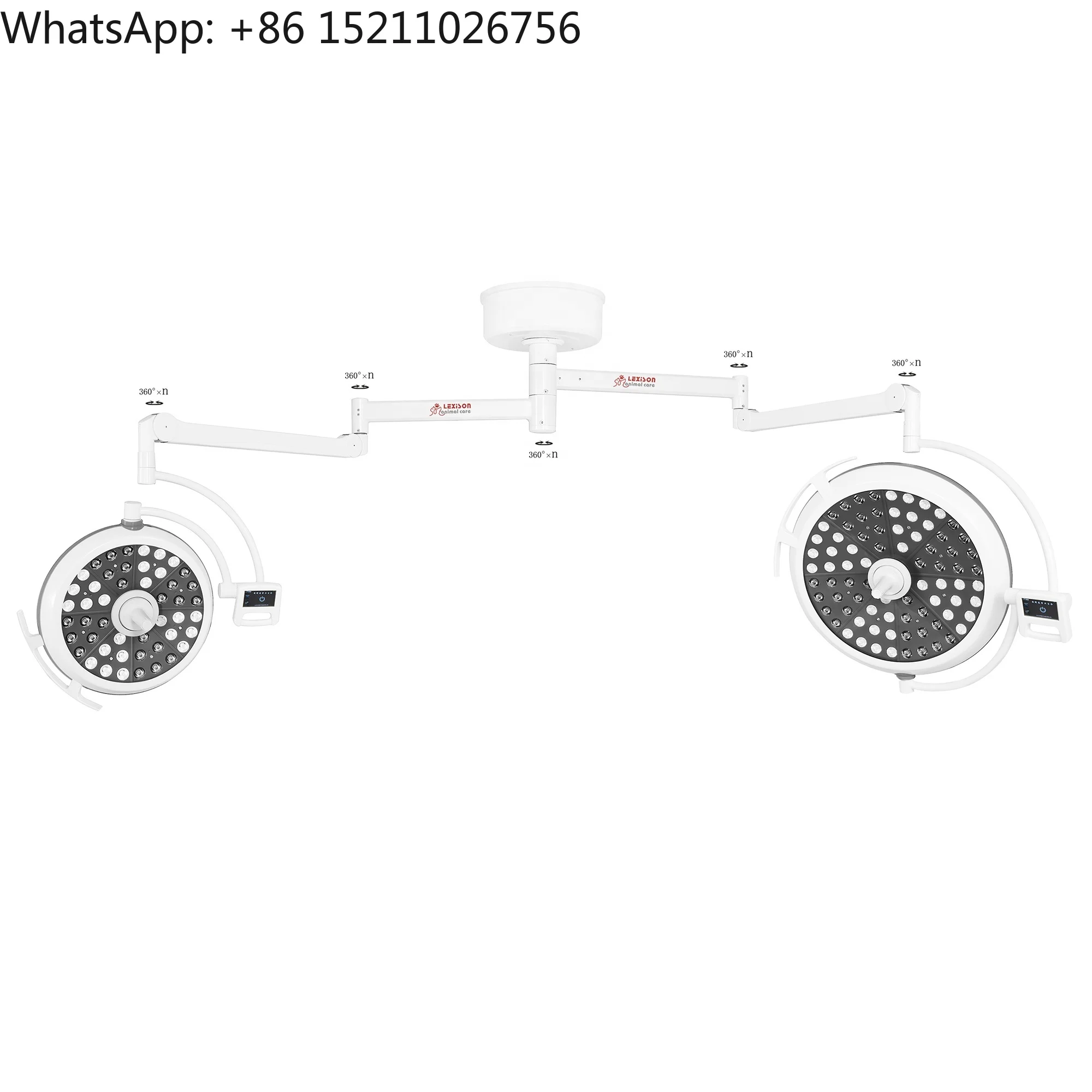 Veterinary Equipment POLW-LED700&500 High Quality Ceiling Wall Mount Shadowless Surgical Lamp for Surgical Examination