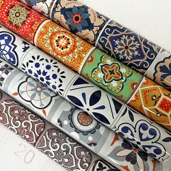 40cm American wall sticker mosaic self-adhesive waterproof oil proof wallpaper stove kitchen furniture renovation wall sticker