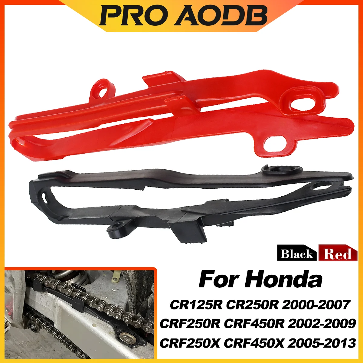 Motocross-Kettenschutz, Schwingenschutz für Honda CRF250R CRF450R CR125R CR250 CRF250X CRF450X, universelle Motorradteile