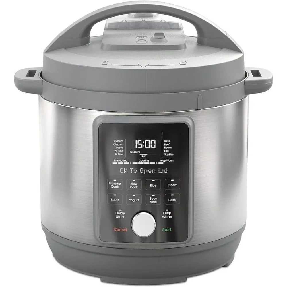 Hot SalesQuiet 9-in-1 Electric Pressure Cooker, Slow Rice Cooker, Steamer, Sauté, Yogurt Maker