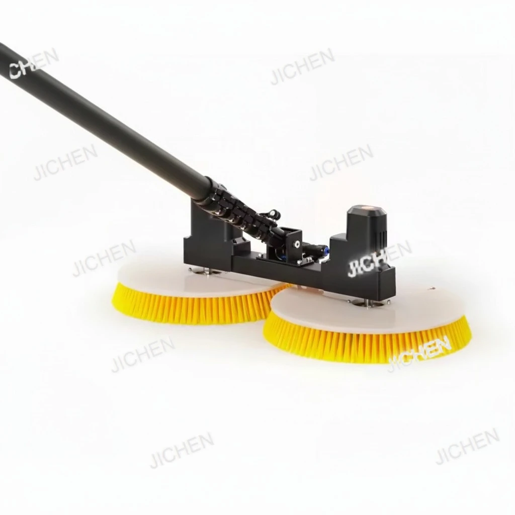

JQC Neu Electric Double Head Handheld Cleaning Brush Dual Power Photovoltaic Panel Washer Solar Panel Cleaning