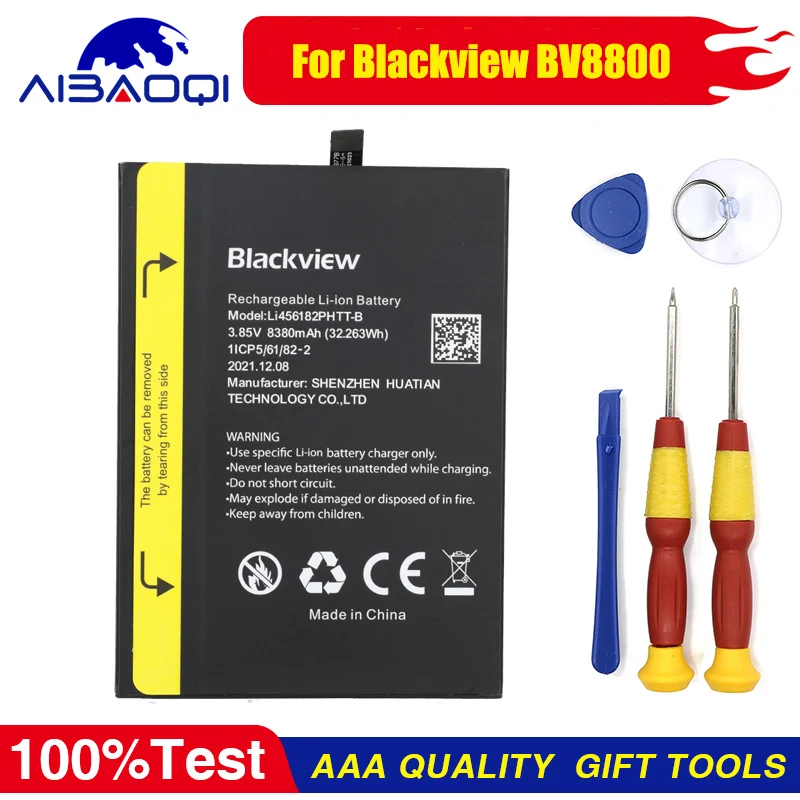 For Blackview BV8800 Battery Mobile Phone Replacement High Quality Batteria With Tools