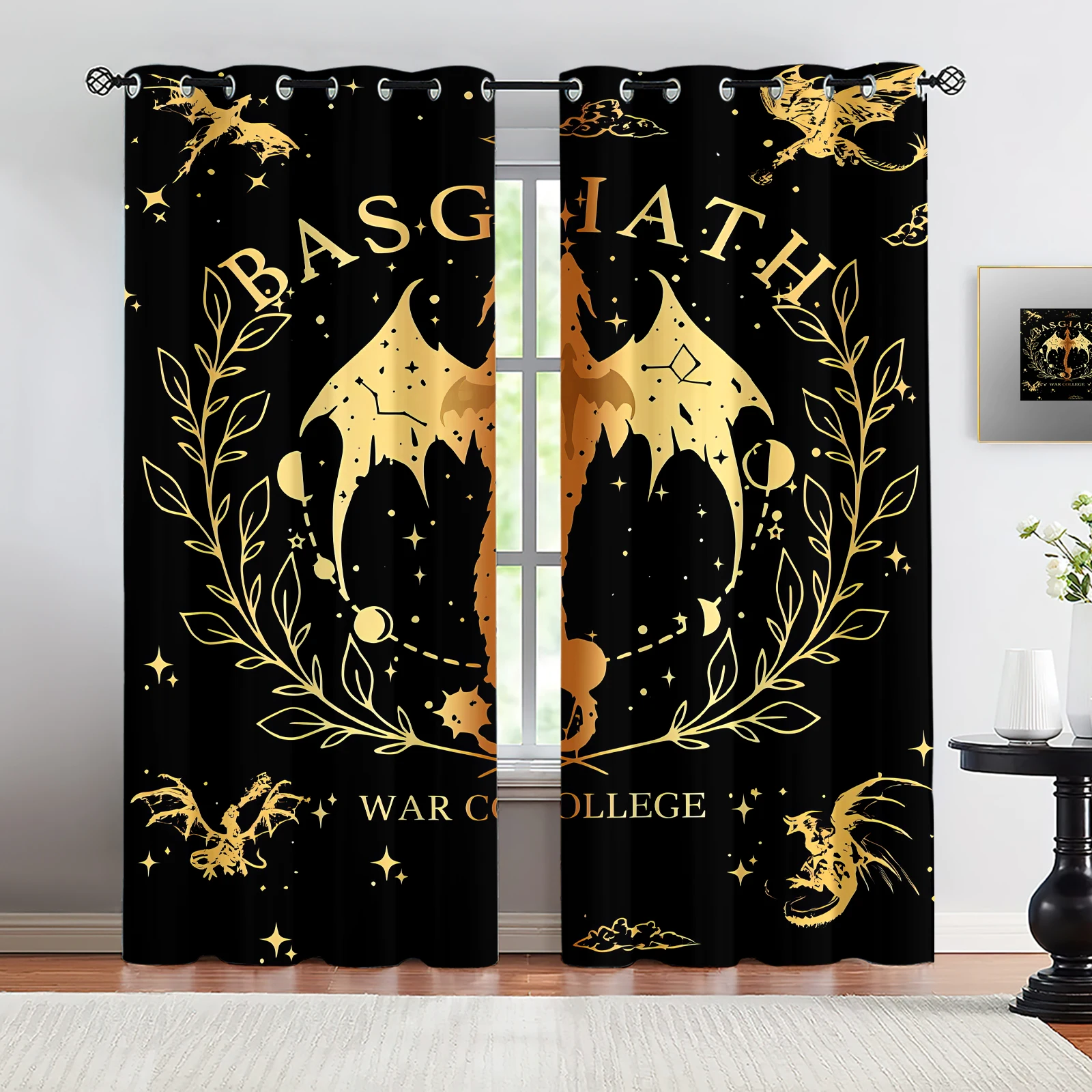 

Затемняющие шторы для окон с изображением солнца и луны, золотых планет, звезд, загадочной галактики, космические шторы для гостиной, спальни