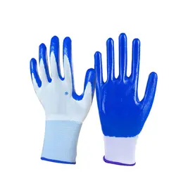 1Pair Nitrile Coated Working Gloves Anti-static Gloves For Work Safety Glove Driver Worker Builders Gardening Protective Gloves