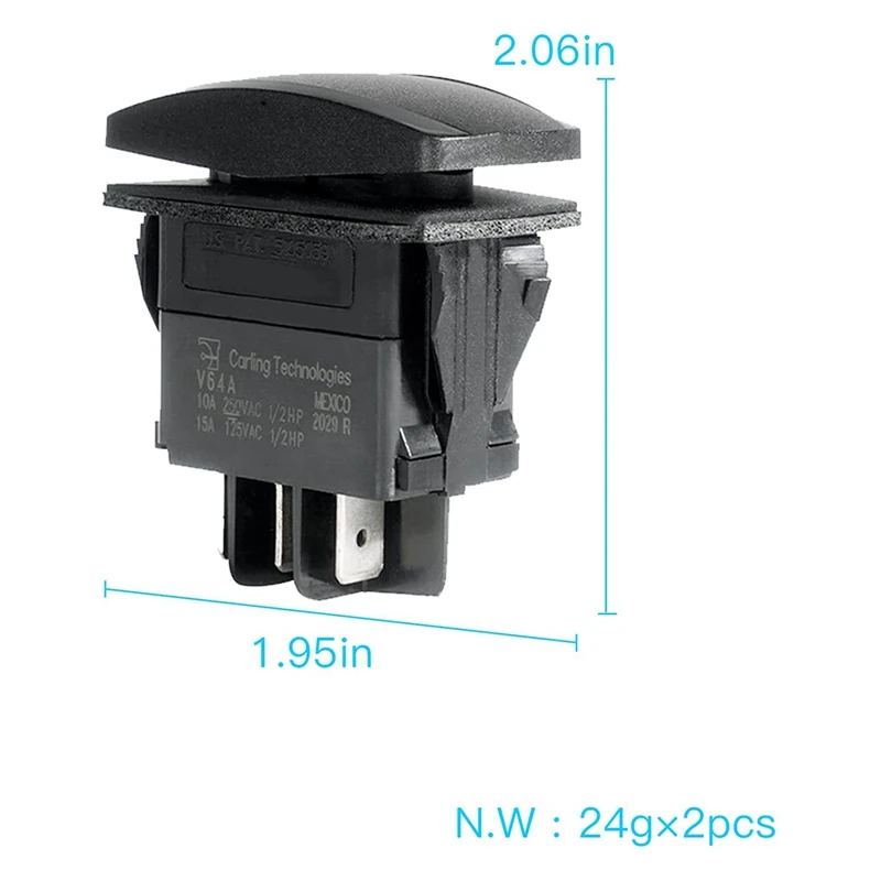 2 Pcs Forward/Reverse Switch For Club Car DS And Precedent 48V Electric Golf Cart Accessories,101856001 101856002