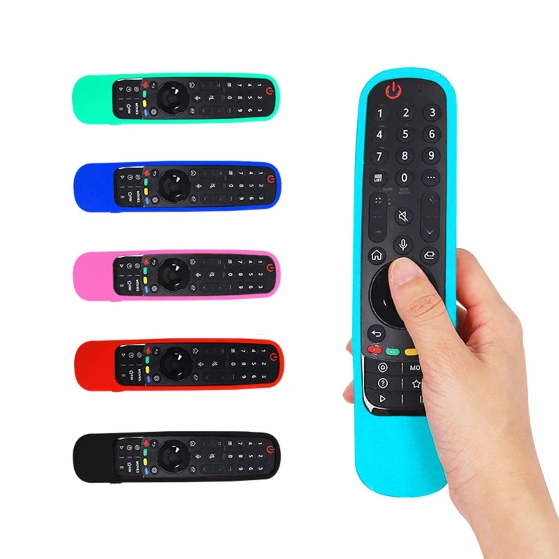 Y9RF Siliconen Afstandsbediening Cover Remote Magic Een Shockproof Wasbare Remote Case Voor Lg AN-MR21GC / MR21N / MR21GA