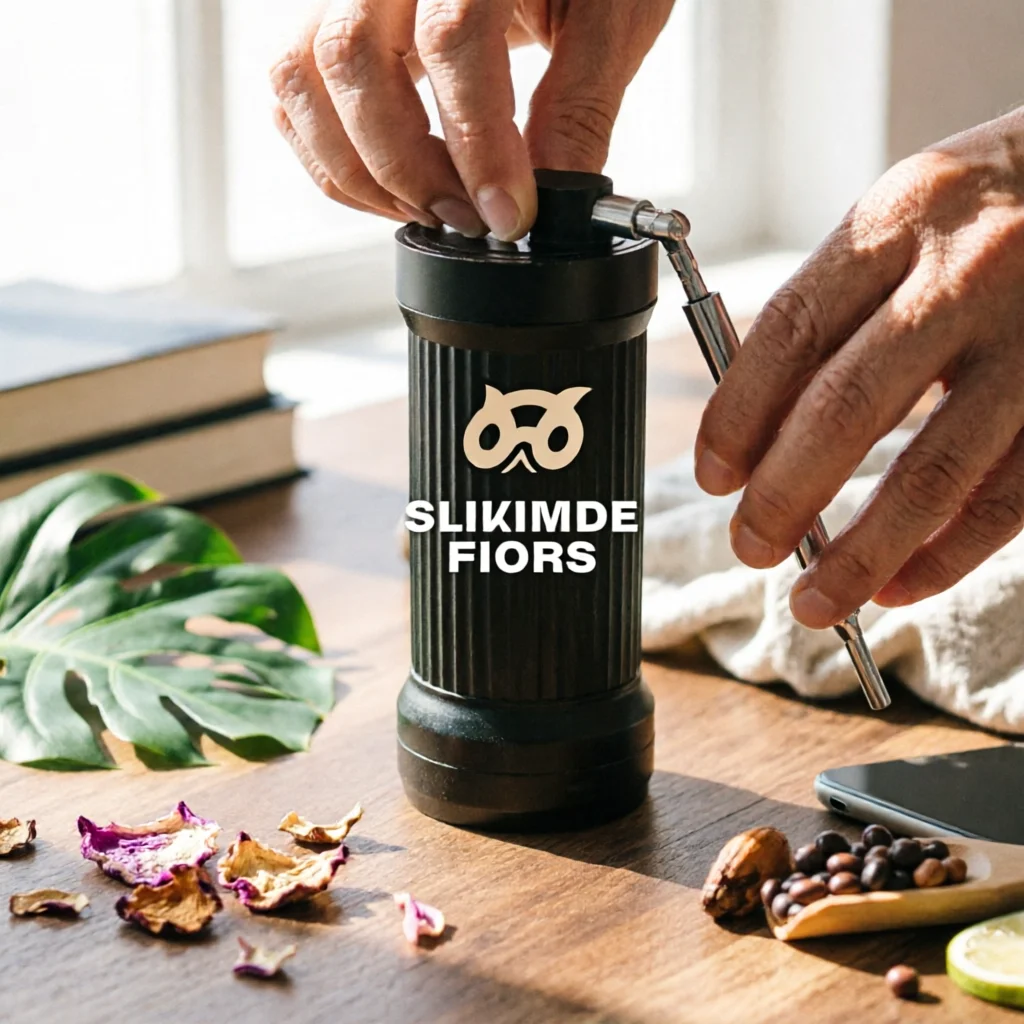 Foldable Coffee Grinder Aluminum Body Manual Coffee Grinder