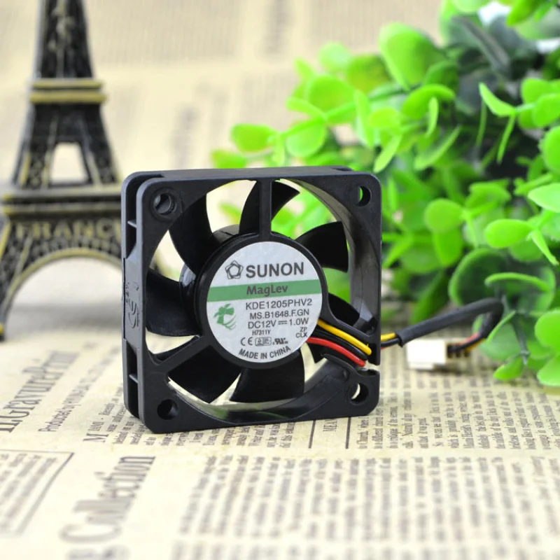 D For SUNON Maglev KDE1205PHV2 50x50x15mm Cooler Cooling Fan DC 12V 1.0W 3Pin