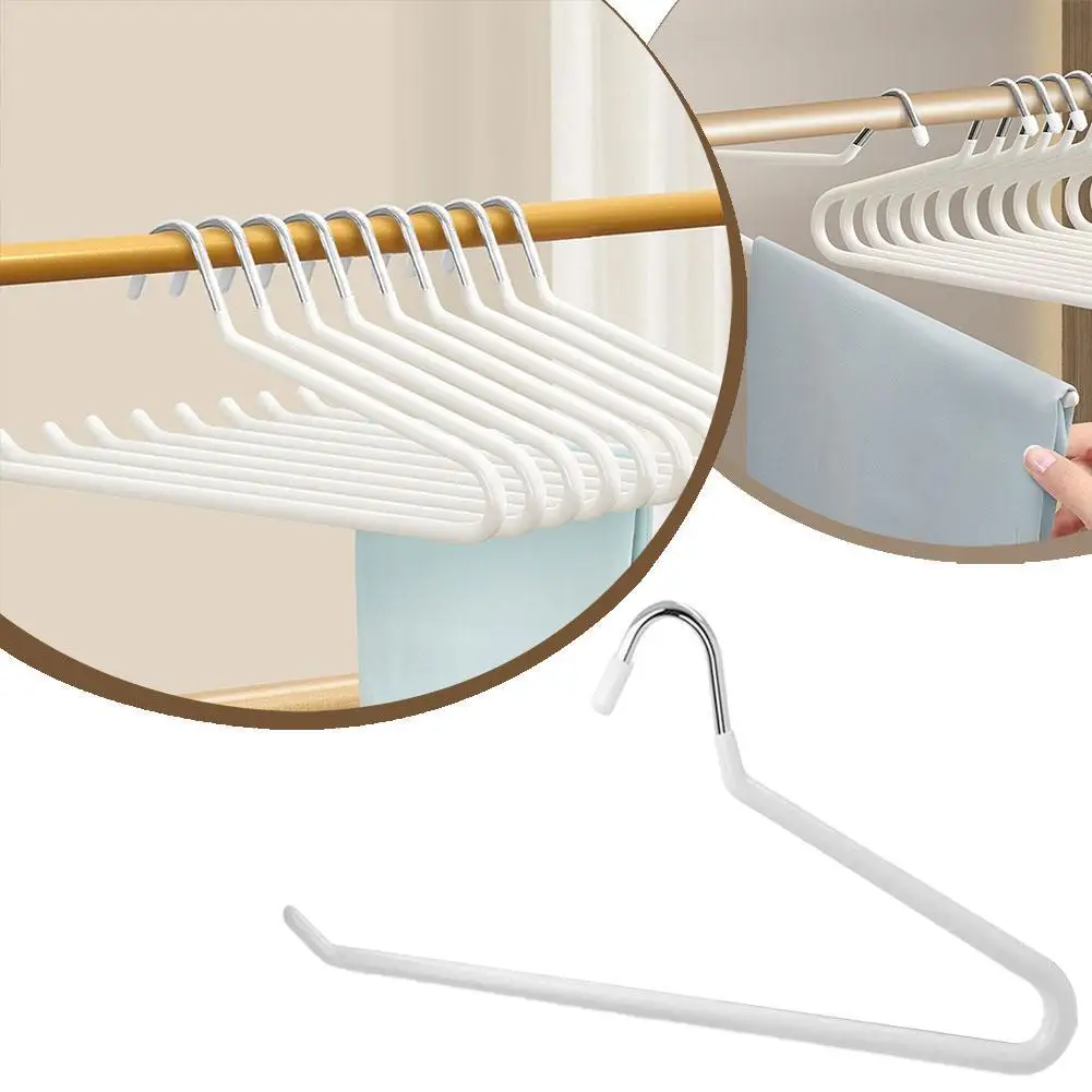 2/5 Clothes Hangers Hanging Pants Hangers Goose-shaped Wardrobe Pants Storage Traceless Clamp Accessories Anti-skid K0X6