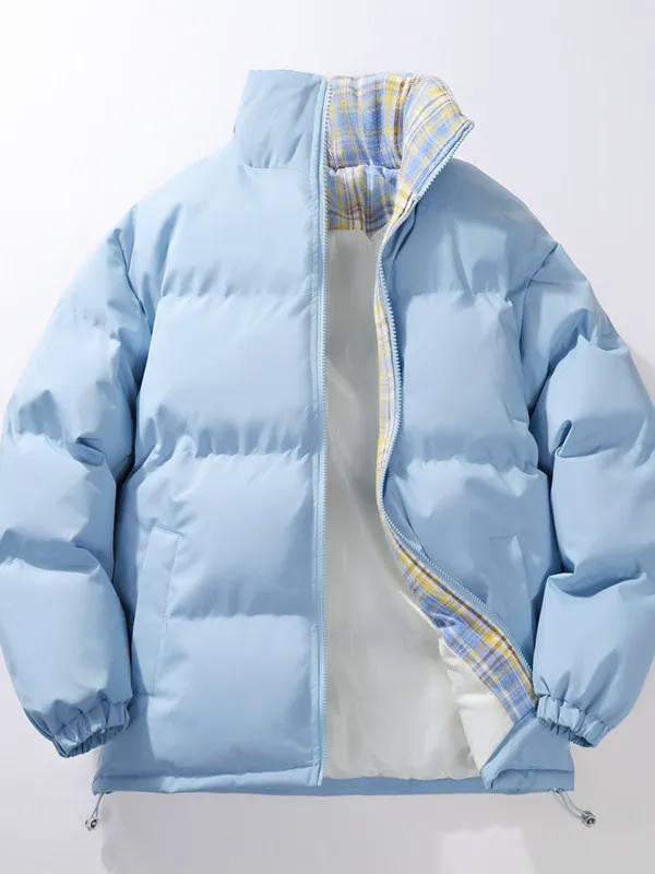 

Корейская повседневная утепленная хлопковая куртка для мужчин, зимняя теплая свободная куртка-пуховик для пар и старшеклассников