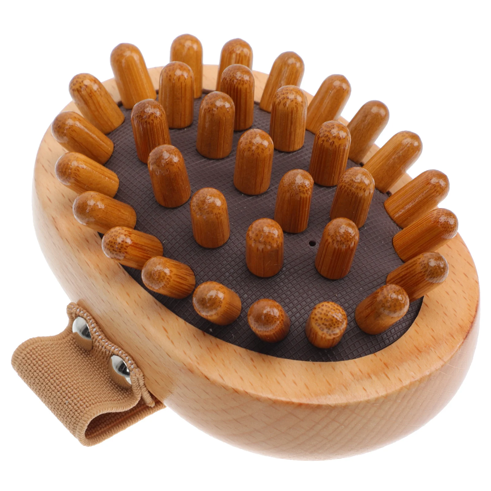 

1pc Wooden Massager Acupoint SPA Stomach Back Meridian Brush Handheld Body Massage Tool Ergonomic Design Durable Use