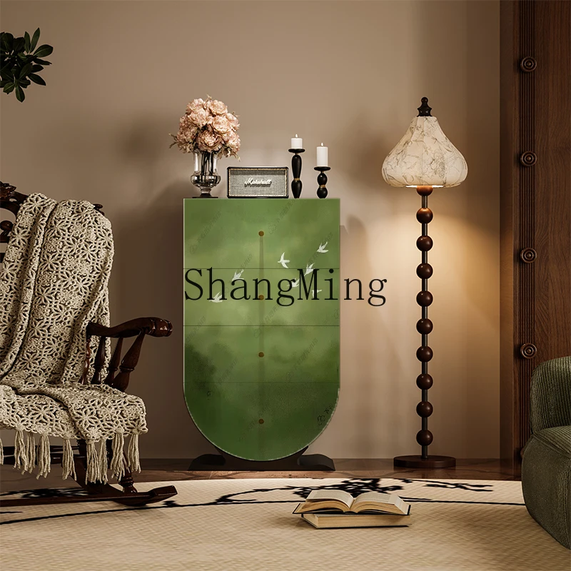 CL  Premium Household Four-bucket Storage Door Shoe Cabinet Entrance Storage Living Room Drawer Window Cabinet