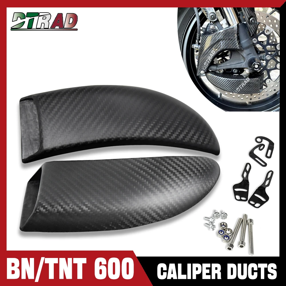 

For Benelli Leoncino 500/TNT600/BN600 TNT BN 600 Carbon Fiber Motorcycle Caliper Radiator Cover Brake Ducts Air Cooling Modified