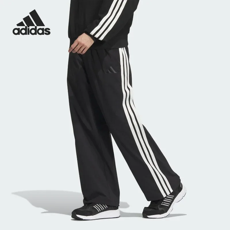 Adidas Thin Summer Fabric High Rise Waist Slim Fit Multi Cargo Pockets Running TrousersJL6082