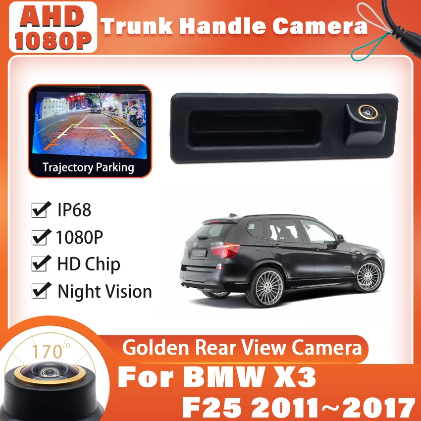 

170° AHD 1080P Car Rear View Camera For BMW 3 5 Series F30 F31 F34 F10 F11 F07 F25 F26 F48 X1 X3 X4 X5 X6 328i Reverse Camera HD