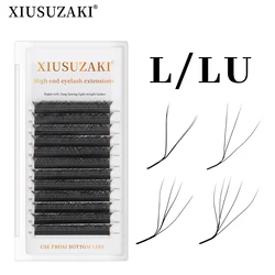 XIUSUZAKI L/LU/M Curl YY 3D 4D 5D W Shape Eyelash Extension Hand Woven Soft Light Natural Lashes Premade Volume Fan Eyelashes